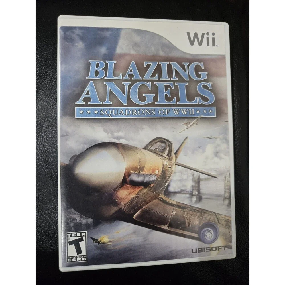Blazing Angels: Squadrons of WWII (2007) Nintendo Wii OEM Complete Works Nice!